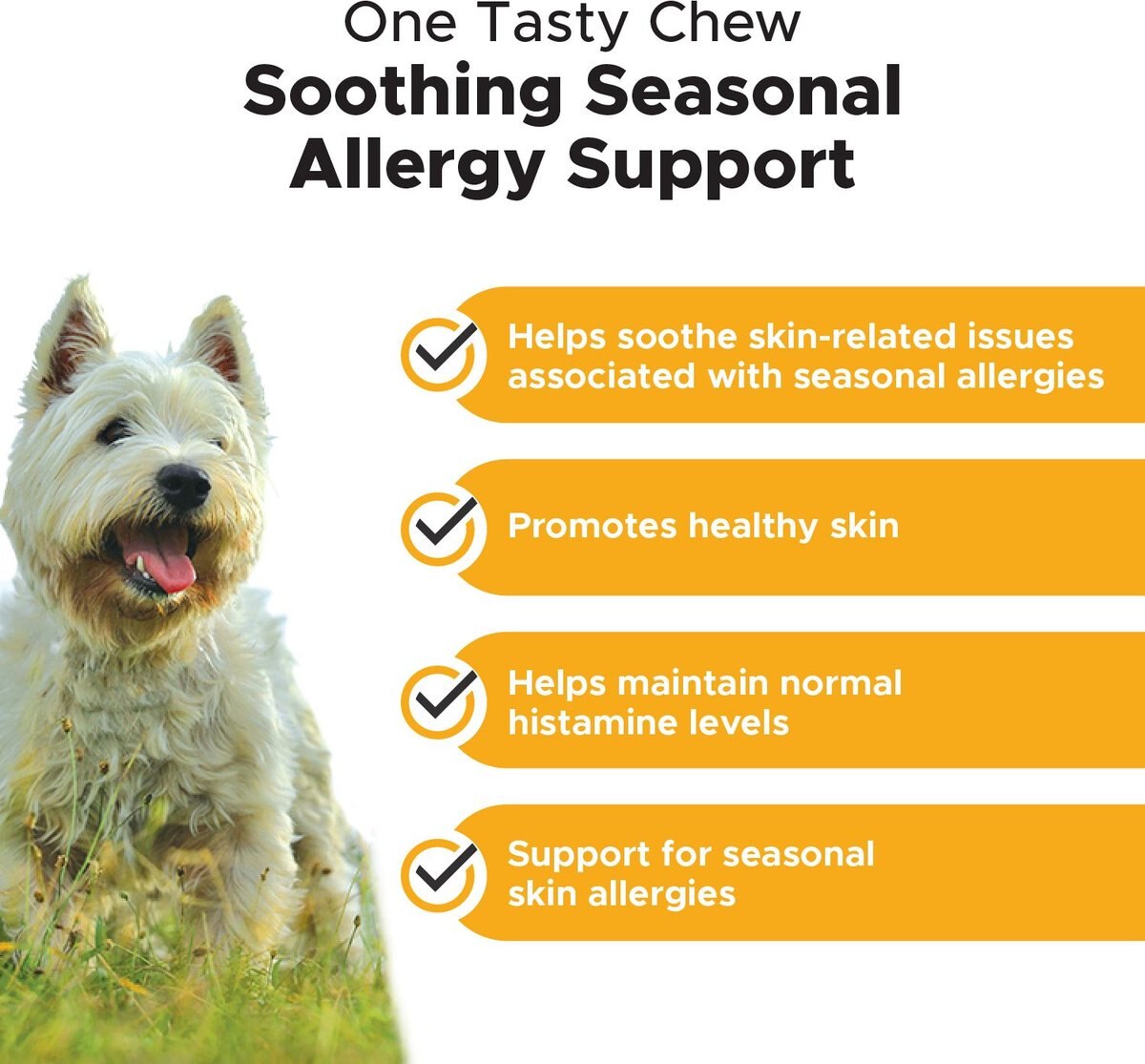 PetHonesty Allergy Skin Health Duck Flavor Soft Chews Allergy and Immune