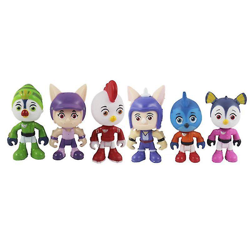 Top Wing Anime Characters Figures Statue Model Toys Action Figures Toy 6pcs/set