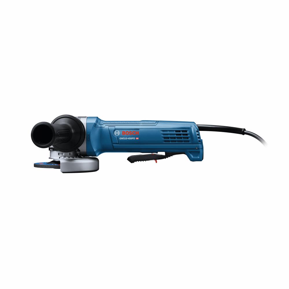 Bosch 4 1/2 Ergonomic Angle Grinder with No Lock-On Paddle Switch ;