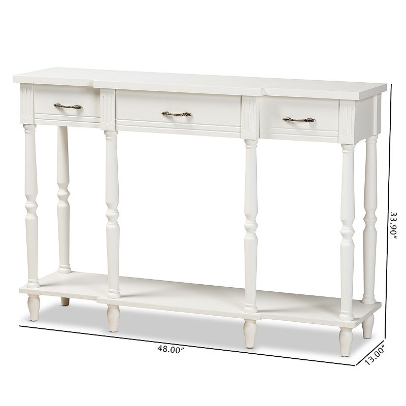 Baxton Studio Hallan Console Table