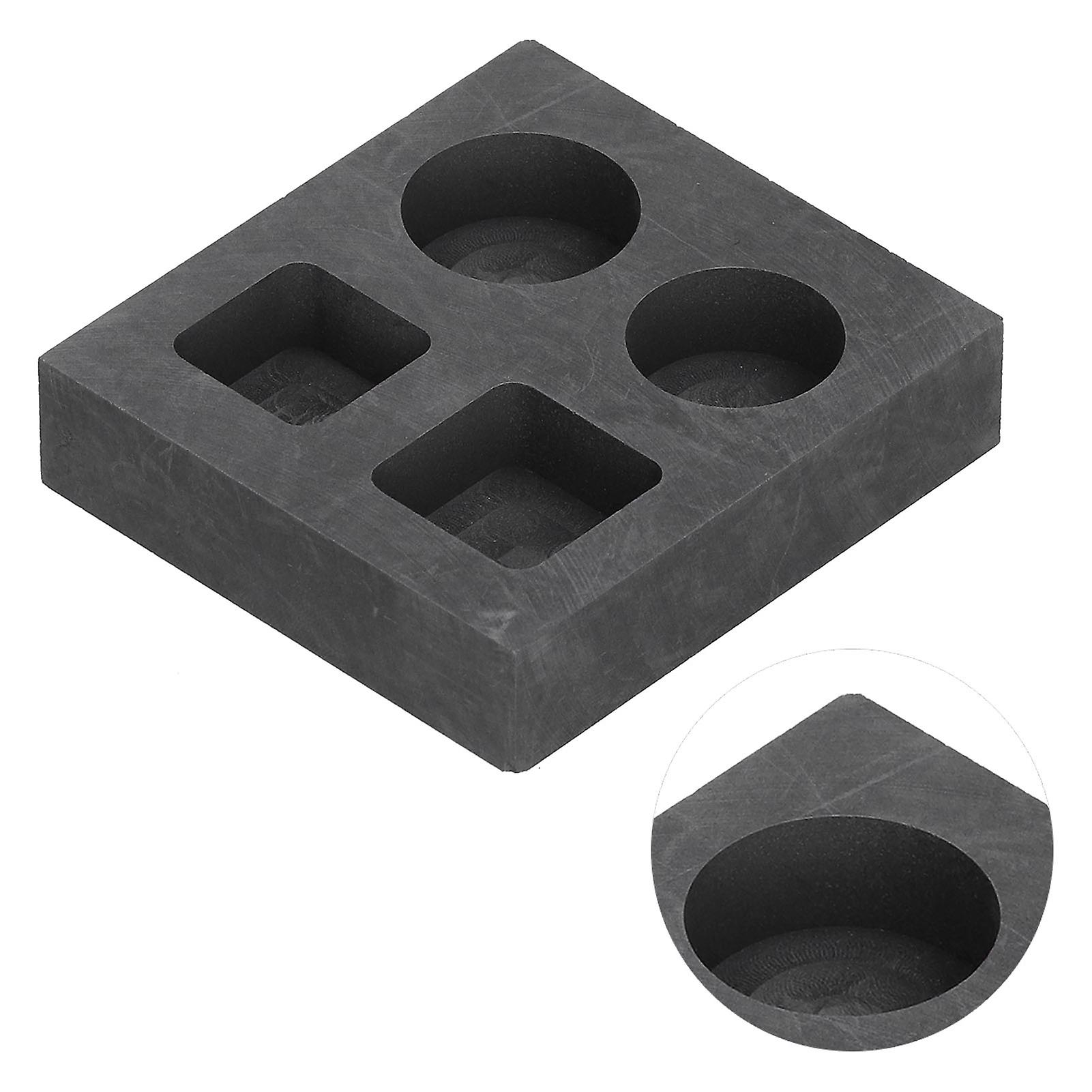 Graphite Mold Thermal Conductivity 2000 High Temperature Resistant 4 Holes Combination Ingot Molds For Metal Casting