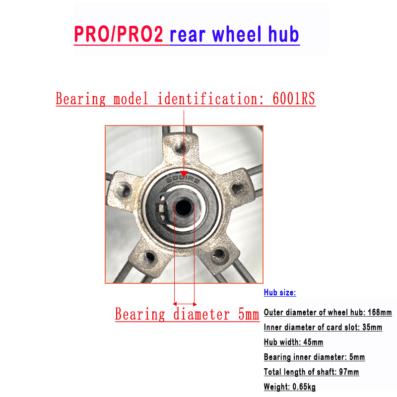 8.5 inch wheel aluminum alloy electric scooter wheel hub for Pro/Pro2 for tyres and wheels