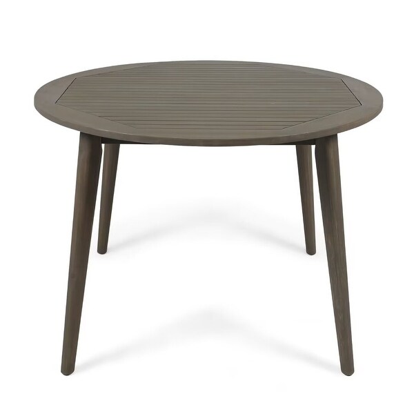 Outdoor Round acacia wood table，for garden，patio，backyard