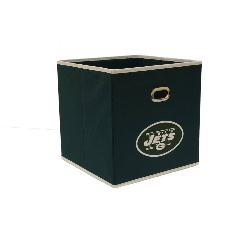 MyOwnersBox 11 in. H x 11 in. W x 10 in. D Green Fabric Cube Storage Bin 11000-000NYJ