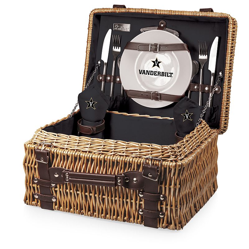 Picnic Time Vanderbilt Commodores Champion Picnic Basket Set