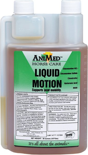 AniMed Liquid Motion Joint Mobility Liquid Horse Supplement