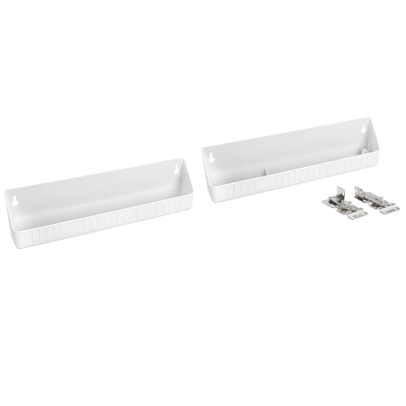 Rev-A-Shelf 14 Kitchen Sink Front Tip-Out Accessory Trays， White， 6572-14-11-52