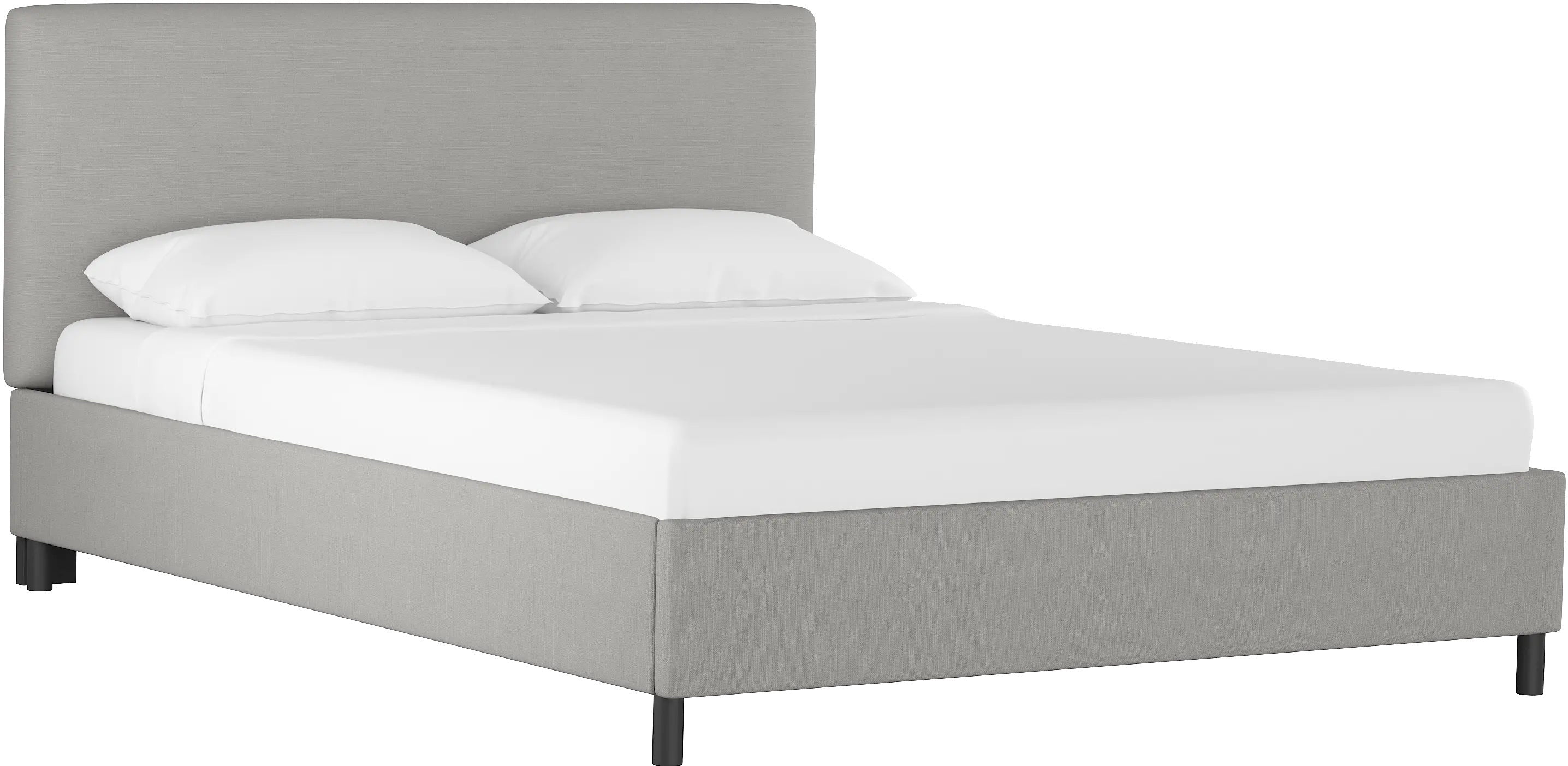 Brianna Gray Twin Platform Bed - Skyline Furniture