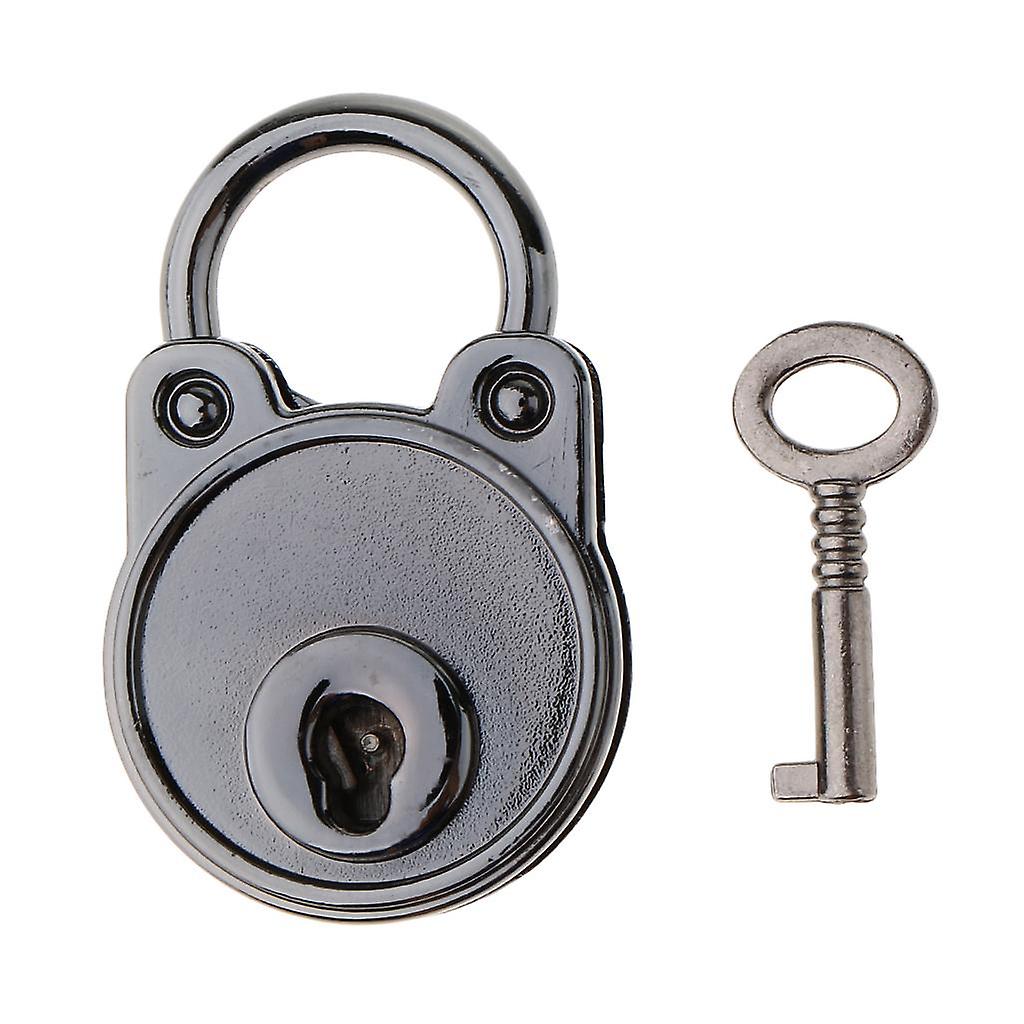 2x Cat Shaped Padlock With Key For Jewelry Storage Box