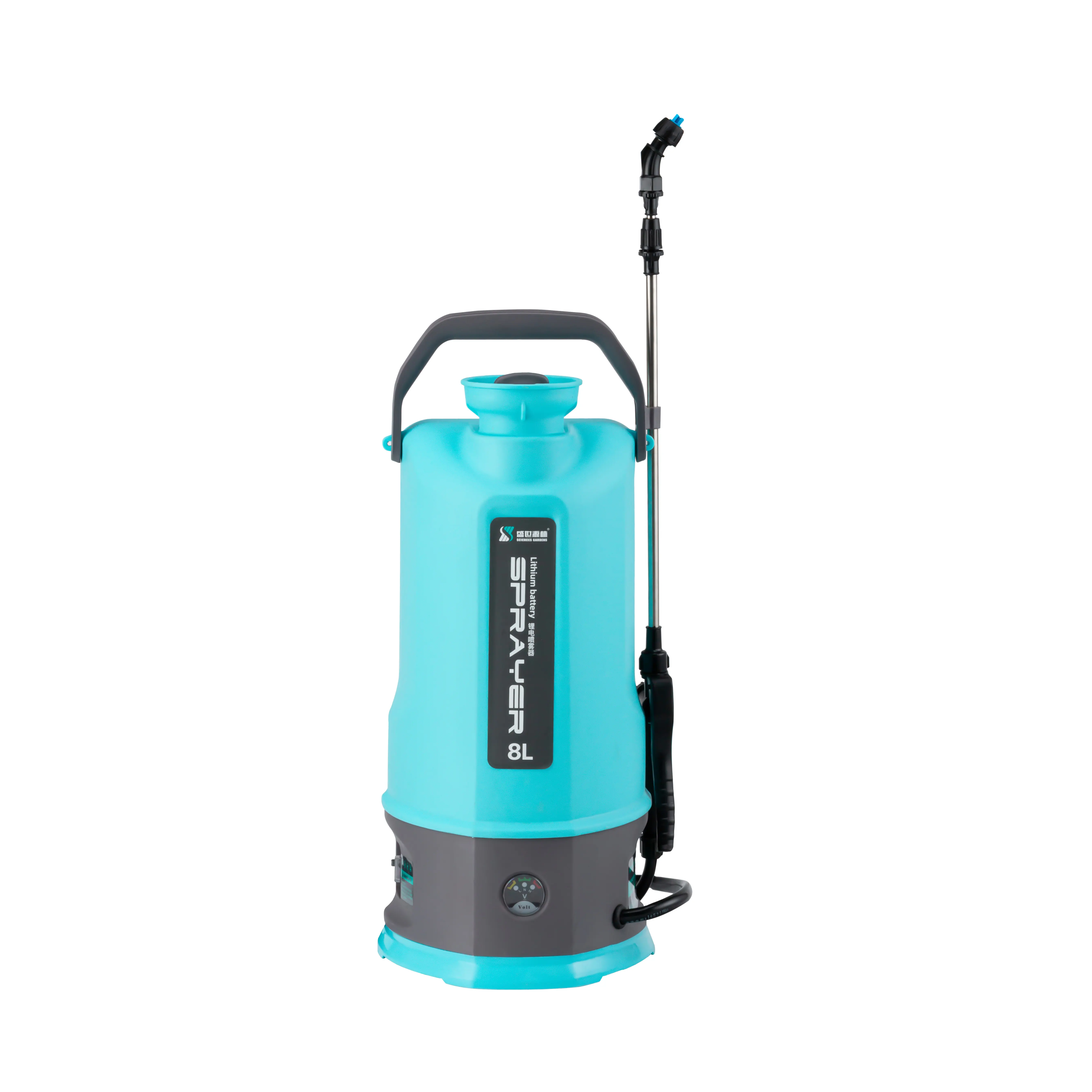 Knapsack Intelligent Electric Sprayer 8l 360 Degree Copper Steel Rod Telescopic Universal Backpack Spray Sprayer