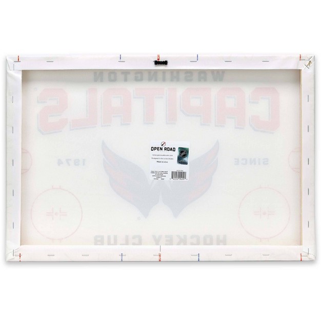 Nhl Washington Capitals Rink Canvas