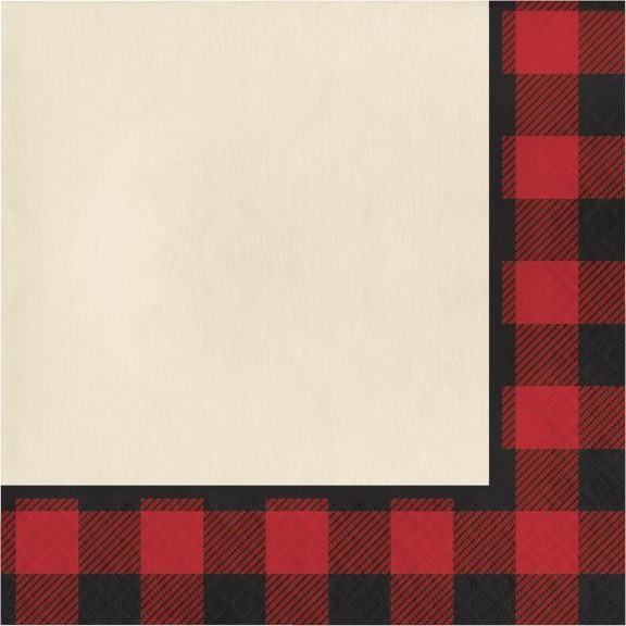 Creative Converting 321823 Buffalo Plaid Luncheon ...