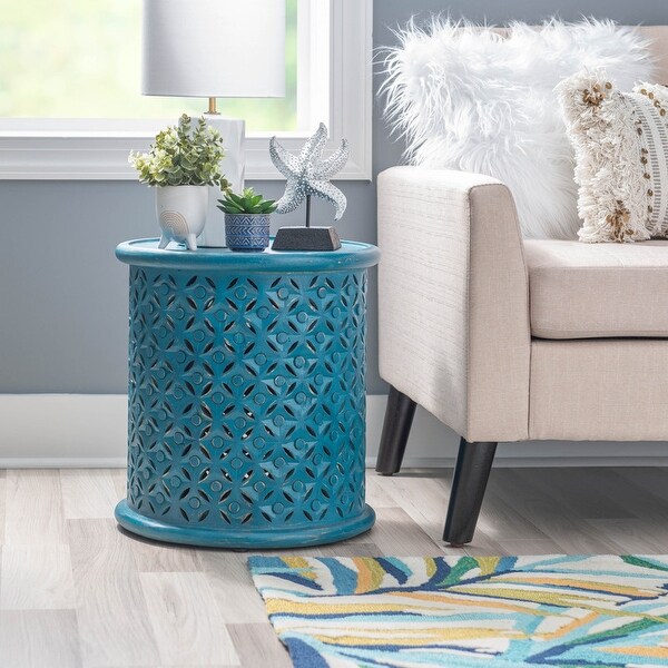 Jennifer Boho Round Side Table