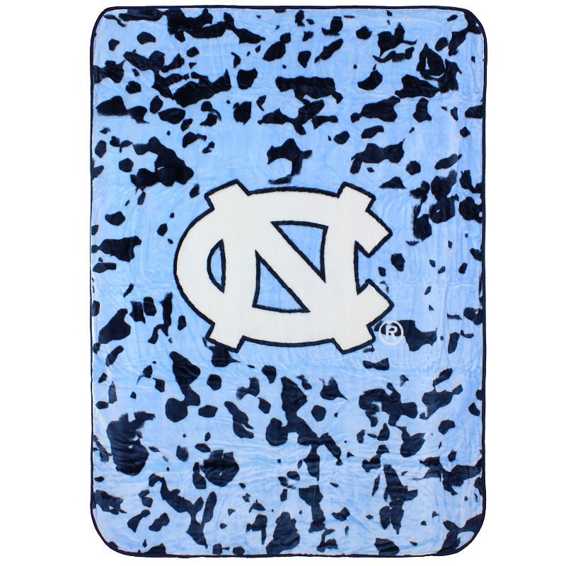 College Covers North Carolina Tar Heels Raschel Throw Blanket