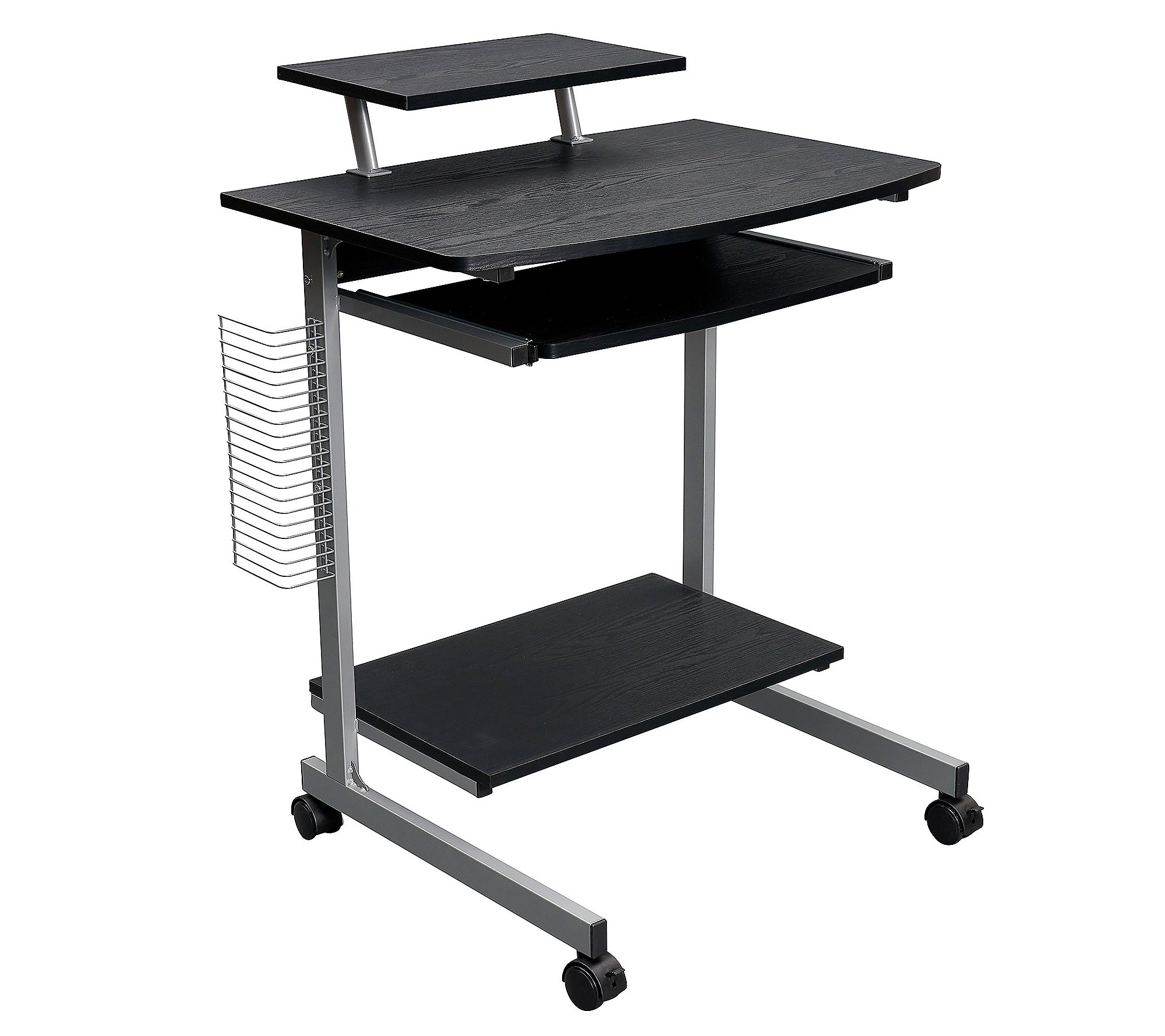 Techni Mobili Compact Computer Cart With Storage