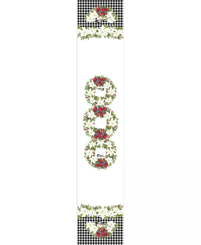 Laural Home Christmas Trimmings Table Runner - 72 x 13