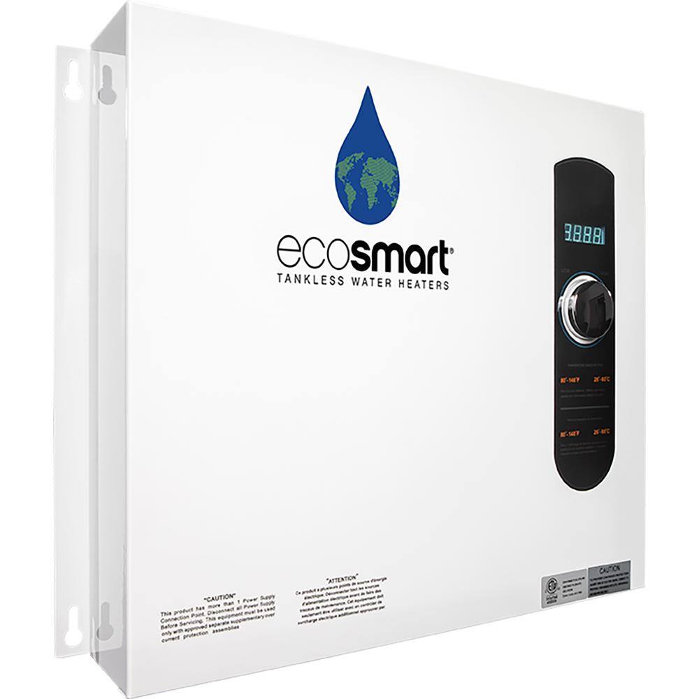 EcoSmart ECO 36 Tankless Electric Water Heater 36 kW 240 V with Inline Flow Restrictor ECO 36 FC