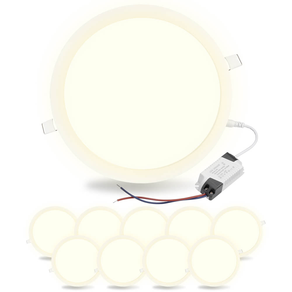 Yescom 15W LED Recessed Ceiling Light w/ Driver