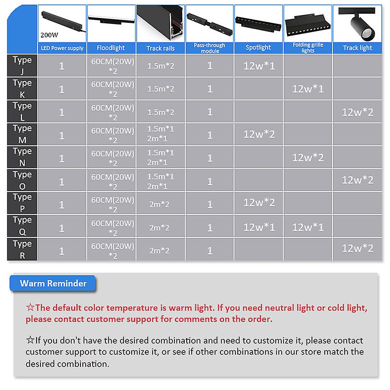 Led Track Lighting Fixtures Embedded Magnet Spot Light Flood Lights Set Black Including Track Rails And Accessories