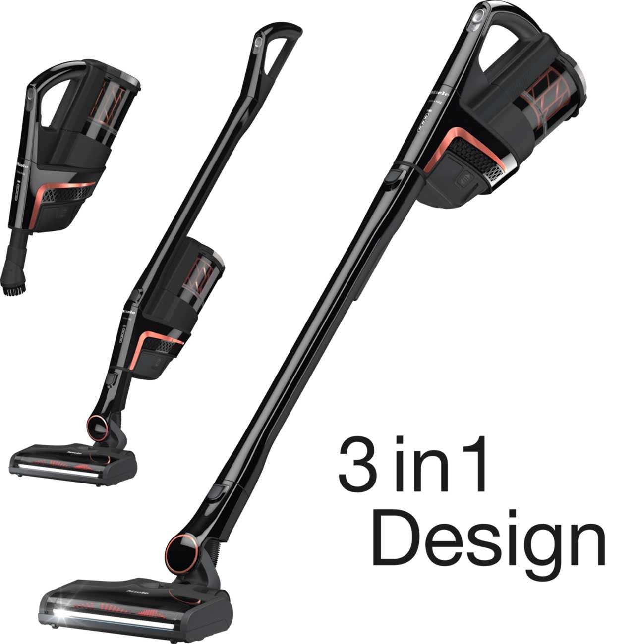 Miele Triflex HX2 Cat and Dog Obsidian Black Cordless Stick Vacuum Cleaner