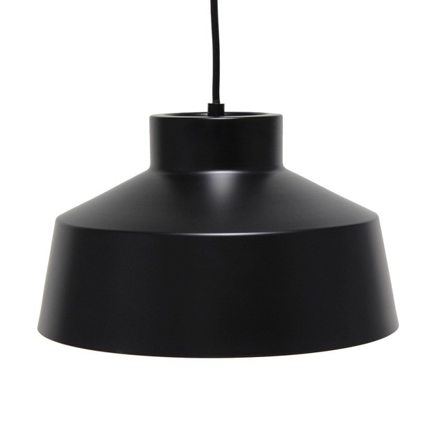 Industrial Barn Pendant Black Lalia Home