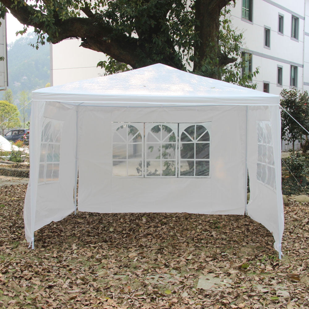 Ktaxon Third Upgrade 10'x10' Canopy Party Wedding Tent Heavy Duty Gazebo Cater Events 3 Sides