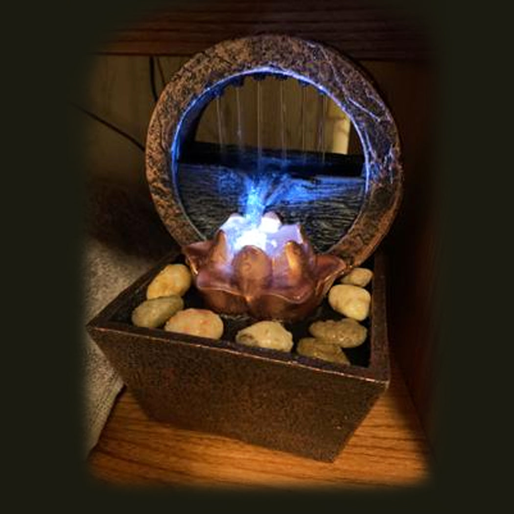 Small Lotus LED Fountain