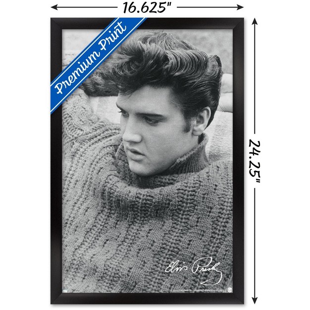 Trends International Elvis Presley Sweater Framed Wall Poster Prints