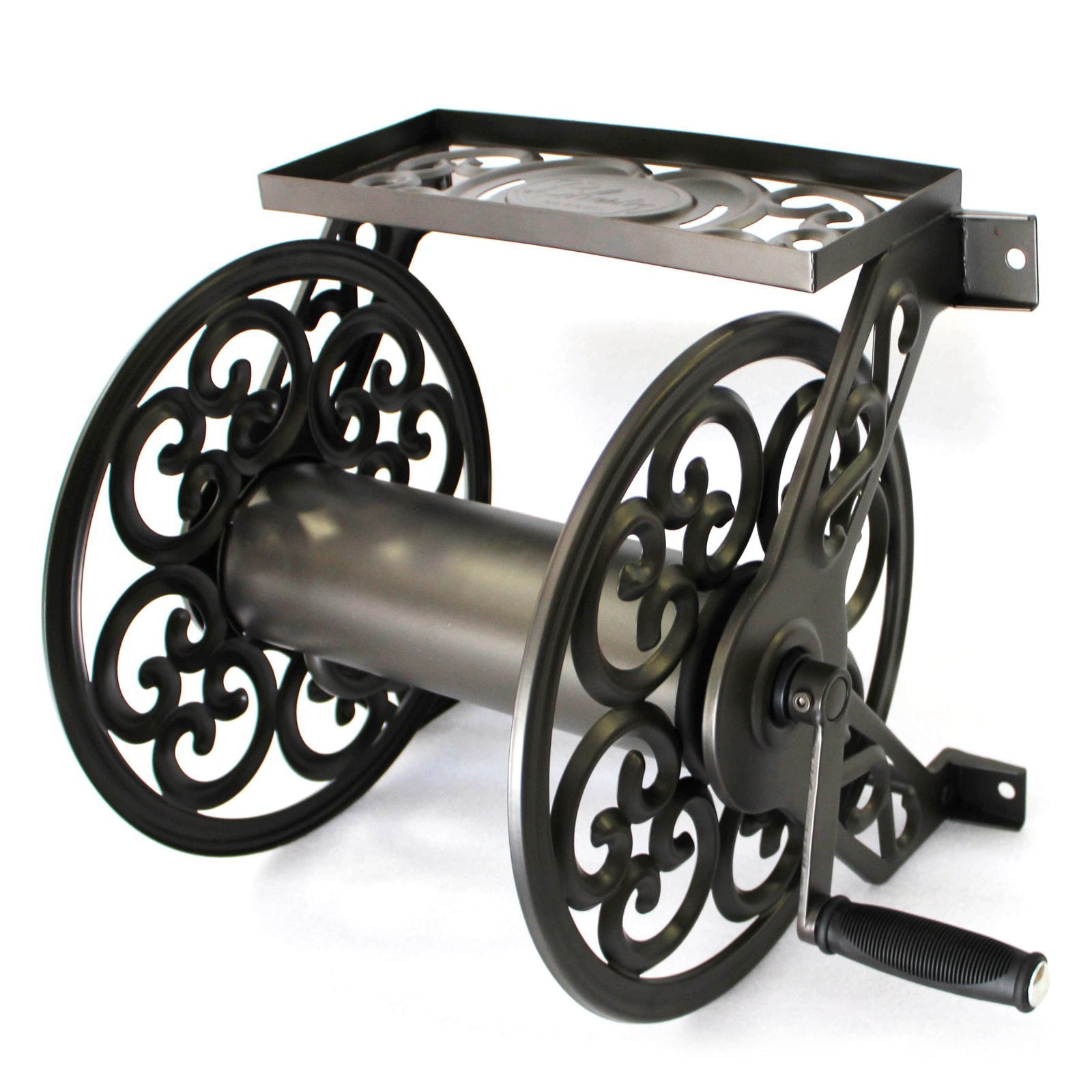 Liberty Garden 125' Decorative Wall-Mounted Hose Reel