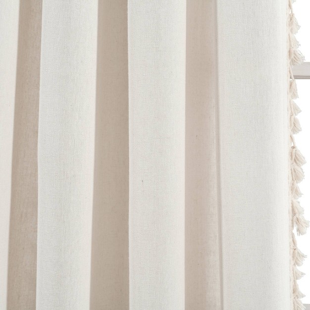 Linen Tassel Window Curtain Panel Lush D cor