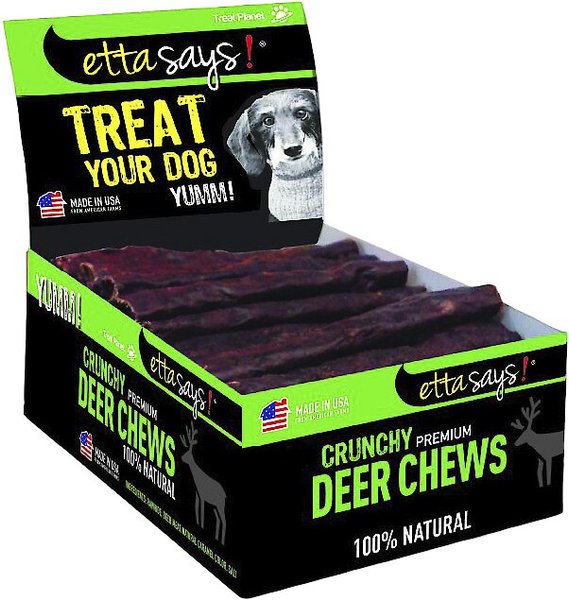 Etta Says! Crunchy Deer Chews Dog Treats