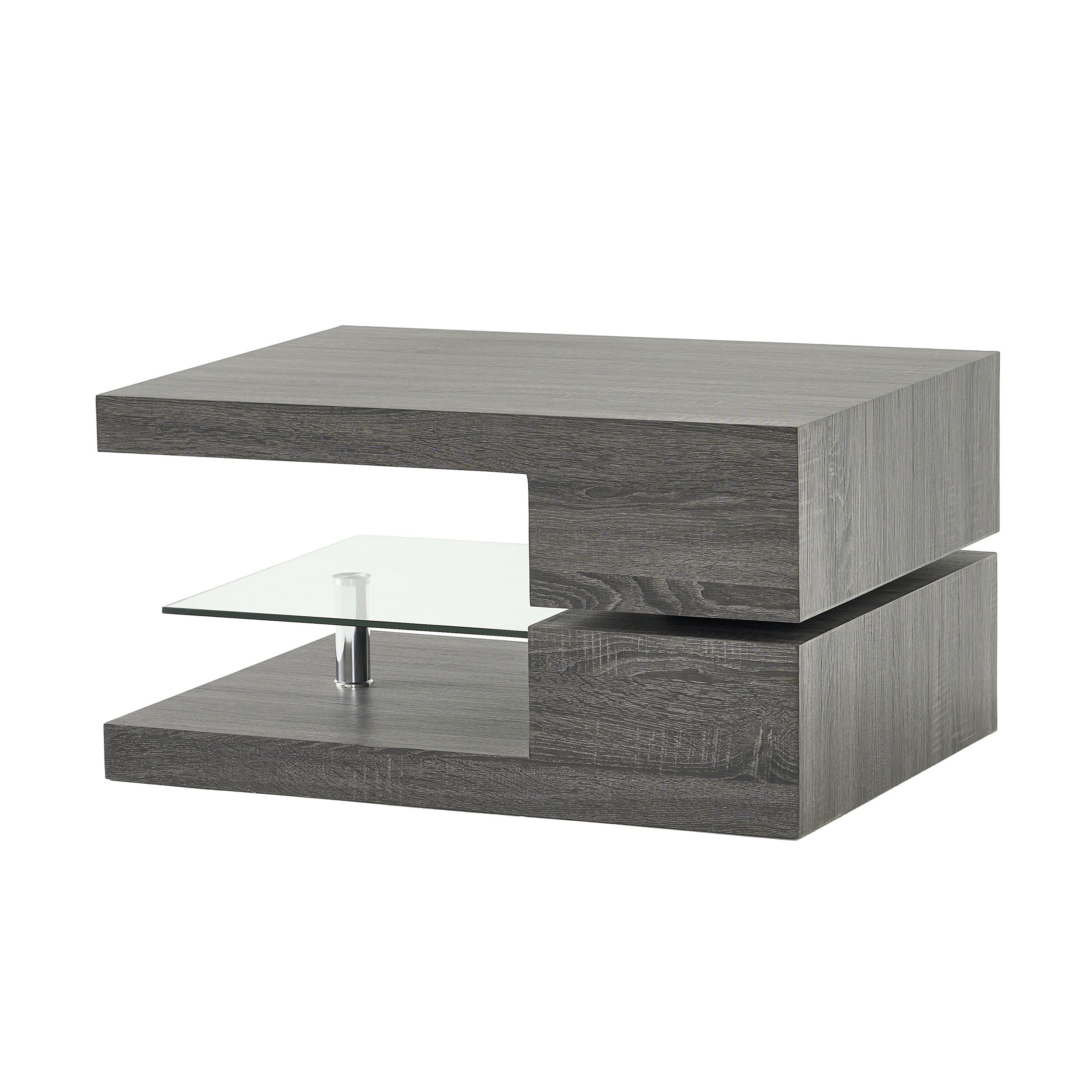 Bushwick Rectangular Rotating Wood Coffee Table