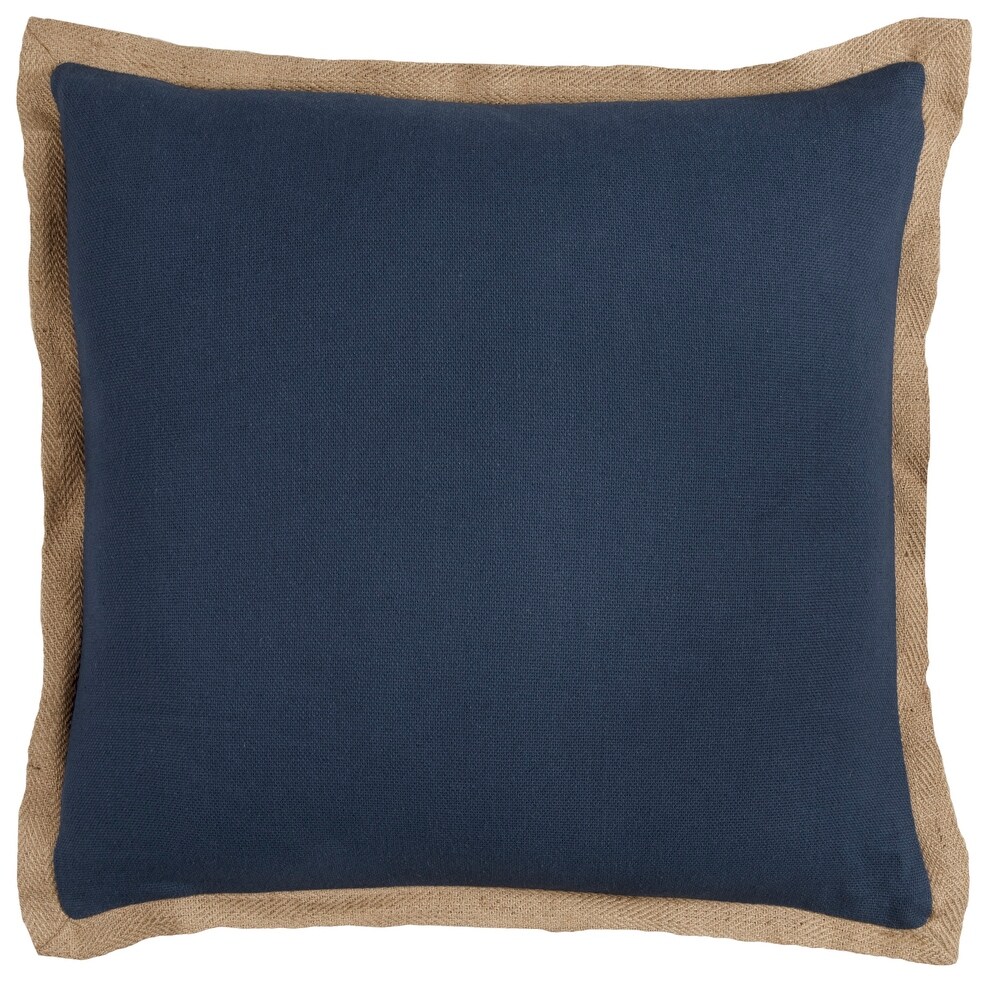 Rizzy Home Natural Jute Throw Pillow Cover