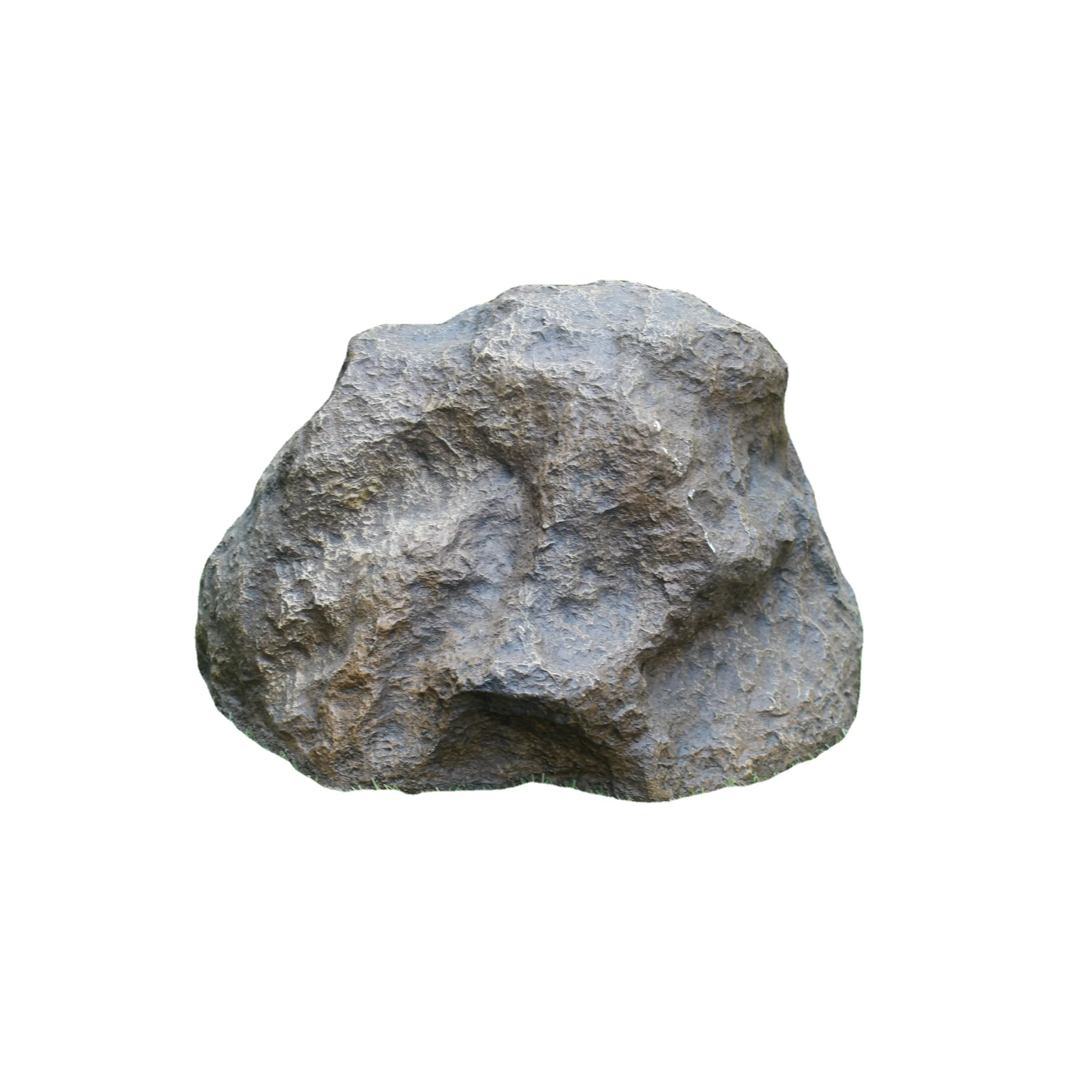 KNT Wholesale FRP Attractive Big Huge Tall Hand Molded unbreakable Artificial Garden Rock for Stone Garden Decoration or Storage