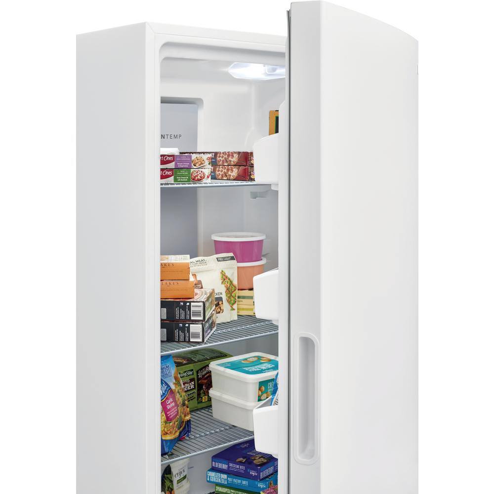 Frigidaire 32.6 in. 20 cu. Ft. Frost Free Defrost Garage Ready Upright Freezer in White ENERGY STAR FFUE2022AW