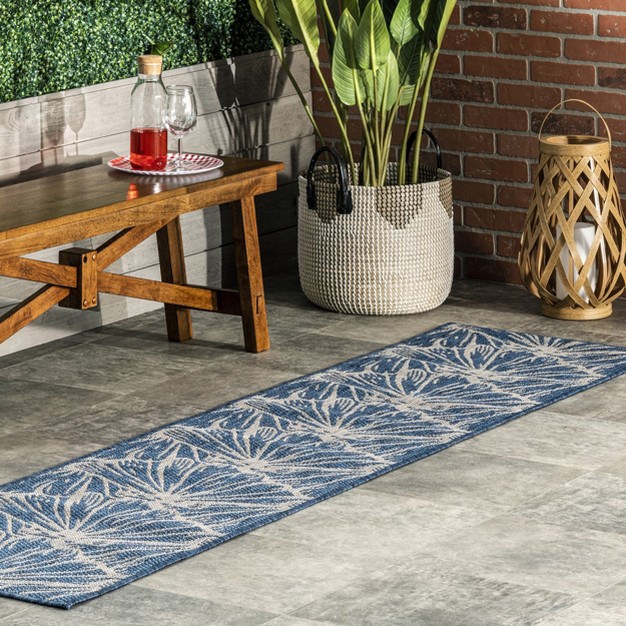 Nuloom Onyx Seashell Indoor And Outdoor Patio Area Rug