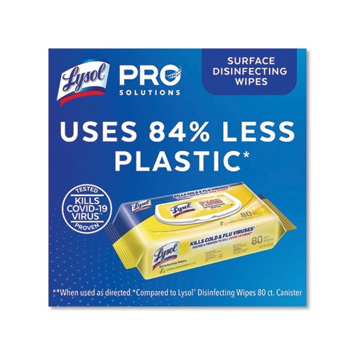 LYSOL Brand Disinfecting Wipes Flatpacks  RAC99716EA