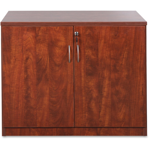 Lorell Essentials Series Cherry 2-door Storage Cabinet (69611)