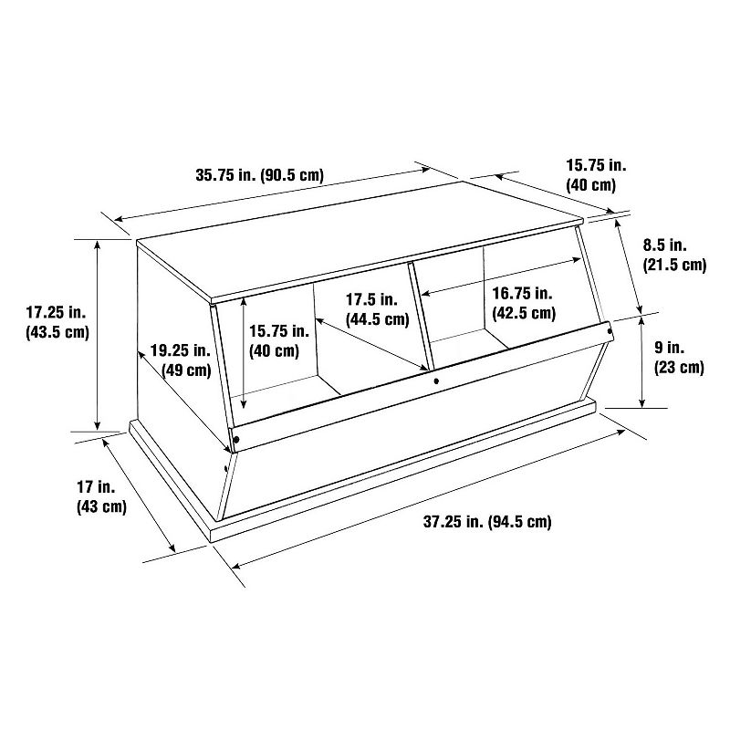 Badger Basket Two-Bin Organizer