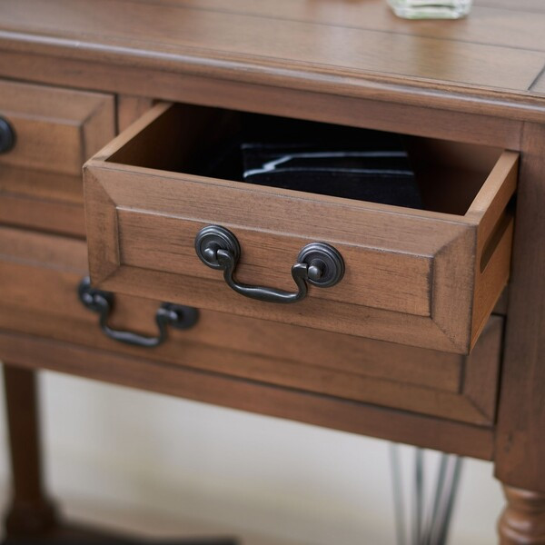 Primrose 3 Drawer Console Table Safavieh   Traditional   Console Tables   by Safavieh  Houzz