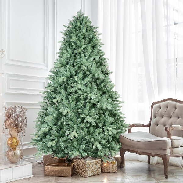 Blue PE/PVC Mixed Automatic Christmas Trees