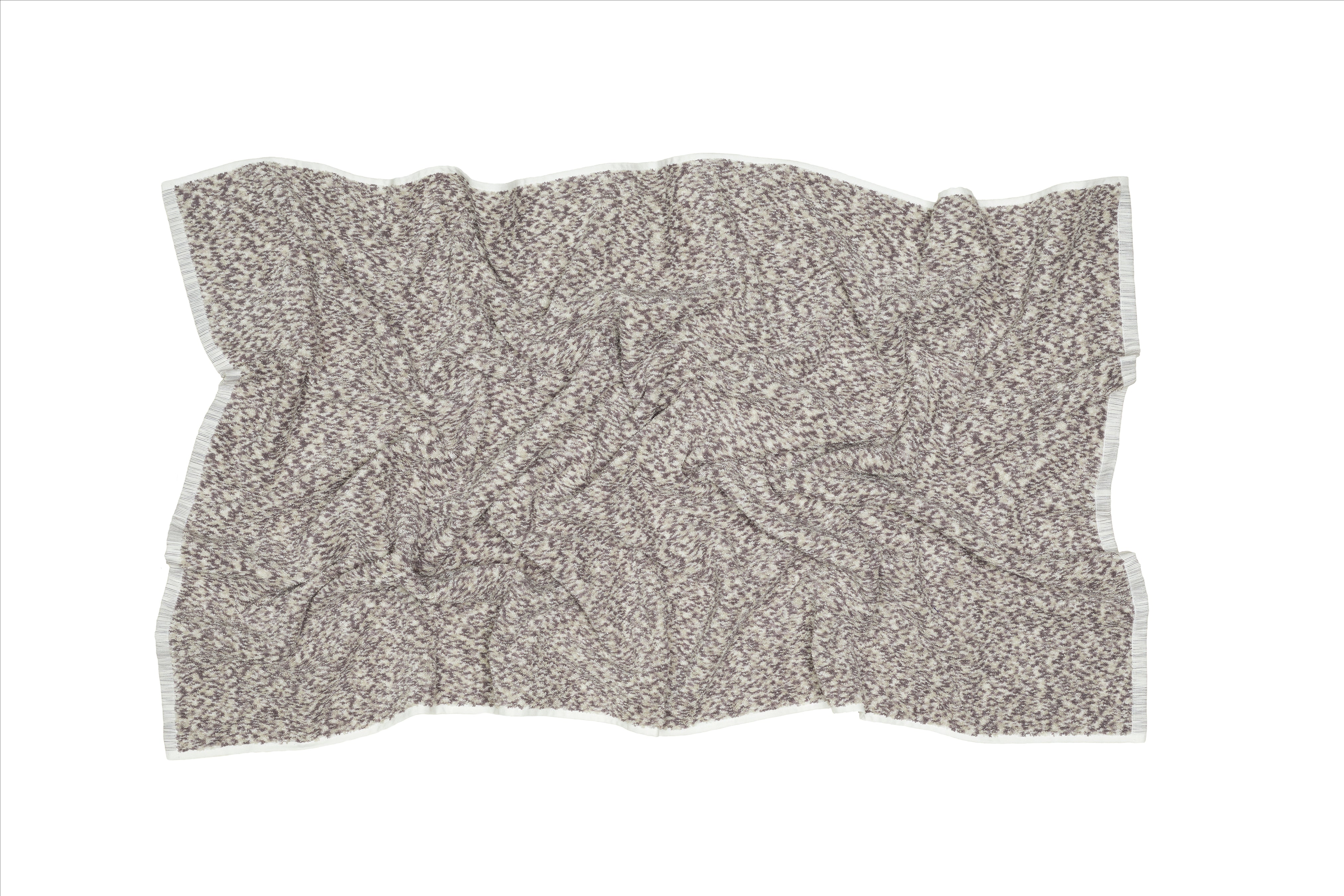 Space Dye Terry Towel - Grey