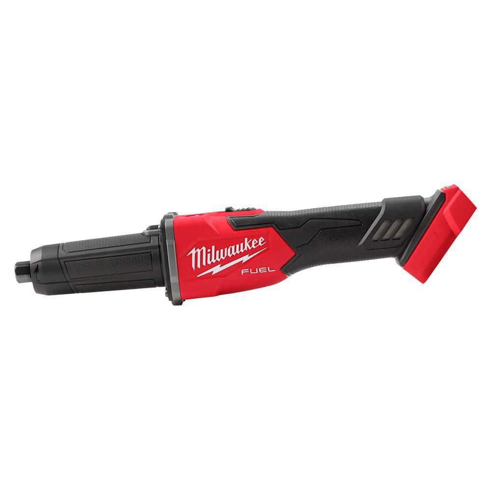 Milwaukee 2939-20 M18 FUEL 18V Lithium-Ion Brushless Cordless 1/4 in. Braking Die Grinder Slide Switch (Tool-Only)