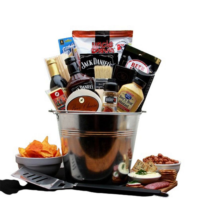 GBDS BBQ Lovers Gift Pail - Gifts for men - barbecue gift basket