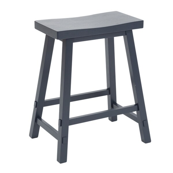 Creations Multi 24 Inch Sawhorse Counter Stool- Navy