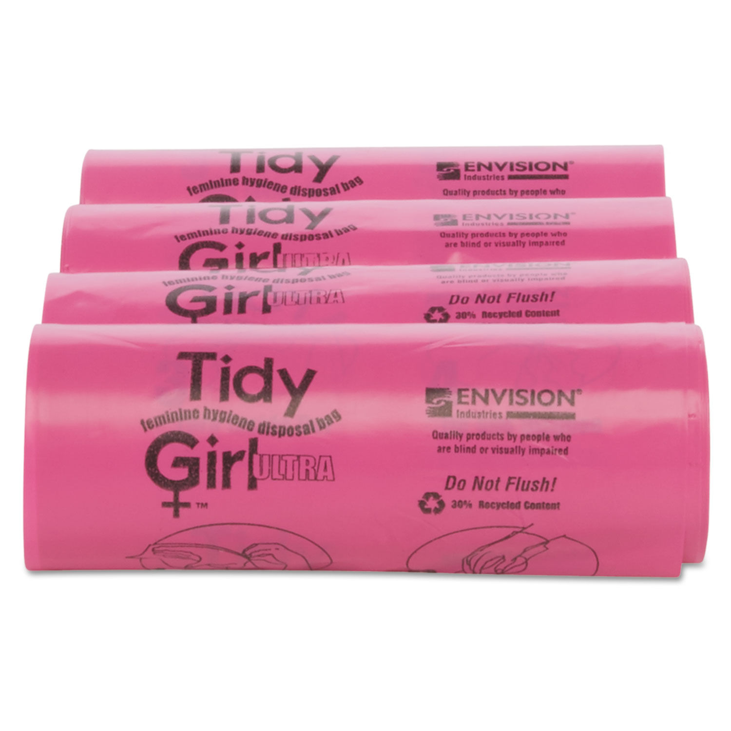 Feminine Hygiene Sanitary Disposal Bags by Tidy Girlandtrade; STOTGUF