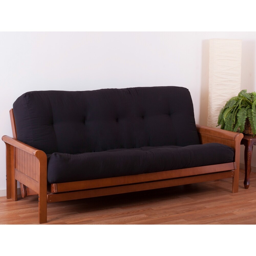 9 inch Thick Twill Futon Mattress (Twin  Full  or Queen)