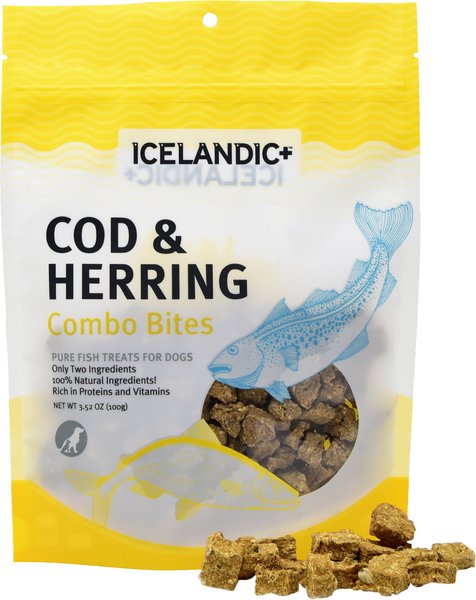 Icelandic+ Grain-Free Cod and Herring Combo Bites Dog Treats