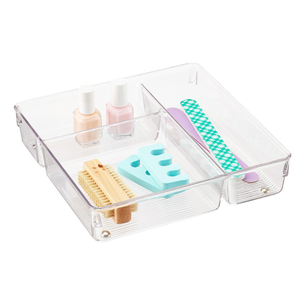 iDesign Linus 3Section Drawer Organizer