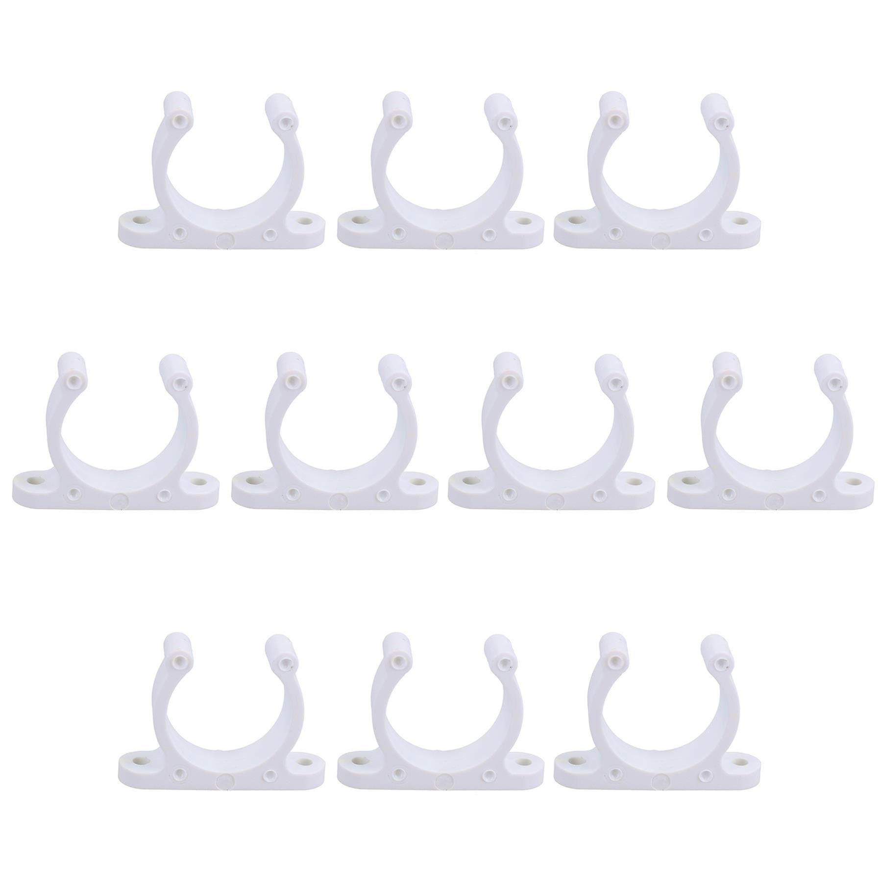 10 Pack 30mm Polyamide Tube Storage Clip Paddle Boat Hook Pole Tool Plastimo